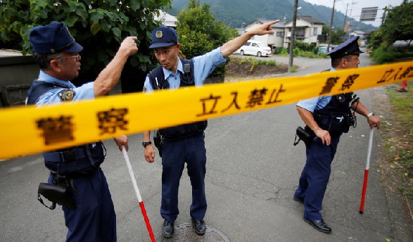 سفاح ياباني يقتل 19 شخص نحراً بالسكين