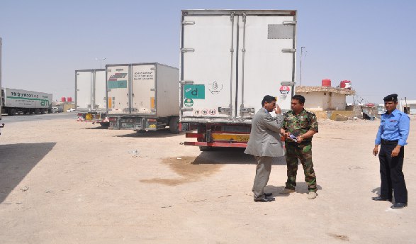 تحويل البضائع الواردة الى العراق من منافذه الغربية الى البصرة